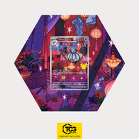 Skelabra 30C 137 als sechseckiges Extended Art Hex Shapes Display mit UV-Schutz-Case und magnetischer Wandhalterung von TCGplate.
