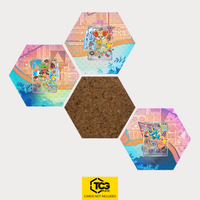 Igamaro, Fynx und Froxy als Hex Shapes Bündel mit Kork Hexagon von TCGplate.