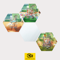 Trasla, Kirlia und Guardevoir ex als Hex Shapes Bündel mit Spiegel Hexagon von TCGplate.