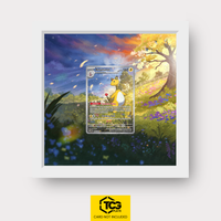 Ampharos Pokémon TCG Karte im TCGplate Extended Art Display zum Sammeln und Ausstellen.
