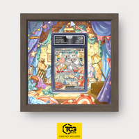 Chillabell-ex Pokémon TCG Karte im TCGplate Extended Art Display zum Sammeln und Ausstellen.