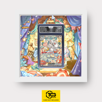 Chillabell-ex Pokémon TCG Karte im TCGplate Extended Art Display zum Sammeln und Ausstellen.