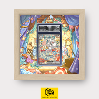 Chillabell-ex Pokémon TCG Karte im TCGplate Extended Art Display zum Sammeln und Ausstellen.