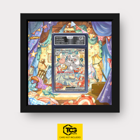 Chillabell-ex Pokémon TCG Karte im TCGplate Extended Art Display zum Sammeln und Ausstellen.