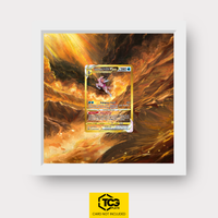 Ur-Palkia VSTAR CRZ GG67 als Extended Art Display im Echtholzrahmen mit UV-Schutz-Case und magnetischer Wandhalterung von TCGplate.