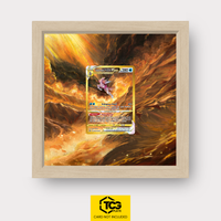 Ur-Palkia VSTAR CRZ GG67 als Extended Art Display im Echtholzrahmen mit UV-Schutz-Case und magnetischer Wandhalterung von TCGplate.