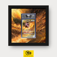 Ur-Palkia VSTAR CRZ GG67 als Extended Art Display im Echtholzrahmen mit UV-Schutz-Case und magnetischer Wandhalterung von TCGplate.