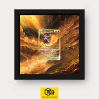 Ur-Palkia VSTAR CRZ GG67 als Extended Art Display im Echtholzrahmen mit UV-Schutz-Case und magnetischer Wandhalterung von TCGplate.