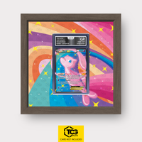 Mew Pokémon TCG Karte im TCGplate Extended Art Display zum Sammeln und Ausstellen.