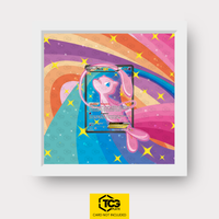 Mew Pokémon TCG Karte im TCGplate Extended Art Display zum Sammeln und Ausstellen.