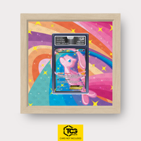 Mew Pokémon TCG Karte im TCGplate Extended Art Display zum Sammeln und Ausstellen.
