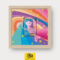 Mew Pokémon TCG Karte im TCGplate Extended Art Display zum Sammeln und Ausstellen.