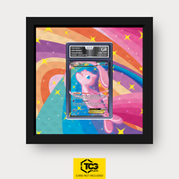 Mew Pokémon TCG Karte im TCGplate Extended Art Display zum Sammeln und Ausstellen.