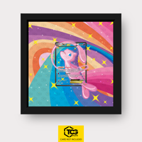 Mew Pokémon TCG Karte im TCGplate Extended Art Display zum Sammeln und Ausstellen.