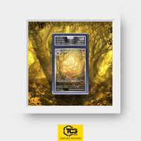 Vulnona OBF 199 als Extended Art Display im Echtholzrahmen mit UV-Schutz-Case und magnetischer Wandhalterung von TCGplate.