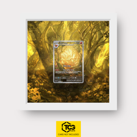 Vulnona OBF 199 als Extended Art Display im Echtholzrahmen mit UV-Schutz-Case und magnetischer Wandhalterung von TCGplate.