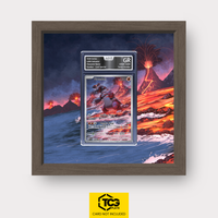 Groudon Pokémon TCG Karte im TCGplate Extended Art Display zum Sammeln und Ausstellen.