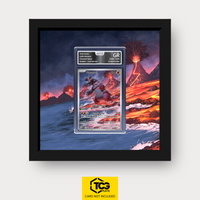 Groudon Pokémon TCG Karte im TCGplate Extended Art Display zum Sammeln und Ausstellen.