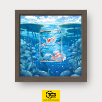 Goldini Pokémon TCG Karte im TCGplate Extended Art Display zum Sammeln und Ausstellen.