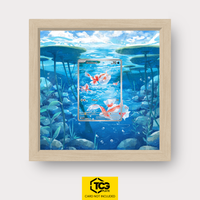 Goldini Pokémon TCG Karte im TCGplate Extended Art Display zum Sammeln und Ausstellen.