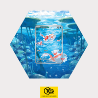 Goldini Pokémon TCG Karte im TCGplate Extended Art Display zum Sammeln und Ausstellen.