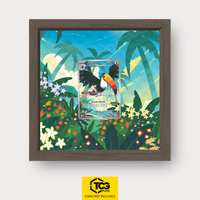 Tukanon Pokémon TCG Karte im TCGplate Extended Art Display zum Sammeln und Ausstellen.