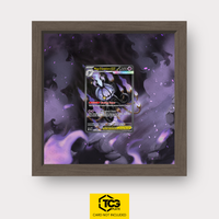 Mega-Skelabra ex PBL 115 als Extended Art Display im Echtholzrahmen mit UV-Schutz-Case und magnetischer Wandhalterung von TCGplate.