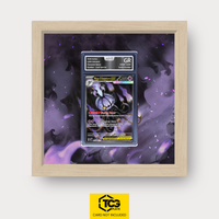 Mega-Skelabra ex PBL 115 als Extended Art Display im Echtholzrahmen mit UV-Schutz-Case und magnetischer Wandhalterung von TCGplate.