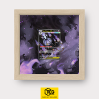 Mega-Skelabra ex PBL 115 als Extended Art Display im Echtholzrahmen mit UV-Schutz-Case und magnetischer Wandhalterung von TCGplate.