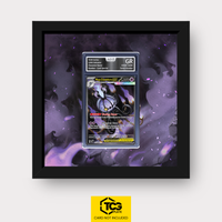 Mega-Skelabra ex PBL 115 als Extended Art Display im Echtholzrahmen mit UV-Schutz-Case und magnetischer Wandhalterung von TCGplate.