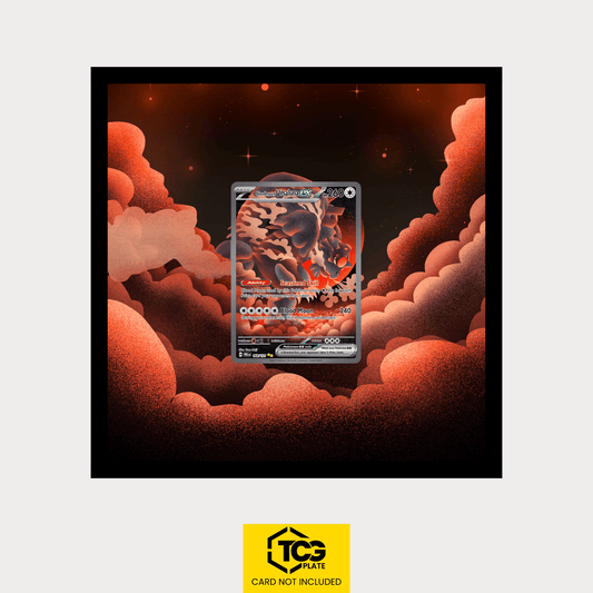 Blutmond Ursaluna ex PRE 168/131 – Pokémon Extended Art Display | Framed MIXPIX® - tcgplate