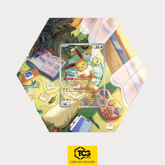 Evoli SVP 173 – Pokémon Extended Art Display | Hex Shapes® - tcgplate