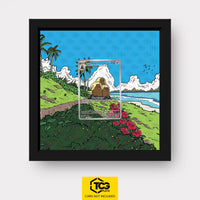 Alolan Dugtrio Pokémon TCG card displayed in a TCGplate Extended Art Display, designed for collectors to showcase trading cards.