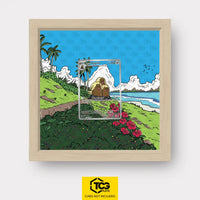 Alolan Dugtrio Pokémon TCG card displayed in a TCGplate Extended Art Display, designed for collectors to showcase trading cards.