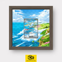 Altaria ex Pokémon TCG card in TCGplate Extended Art Display for collectors to showcase trading cards.