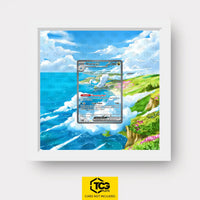 Altaria EX Pokémon TCG card in TCGplate Extended Art Display for collectors to showcase.
