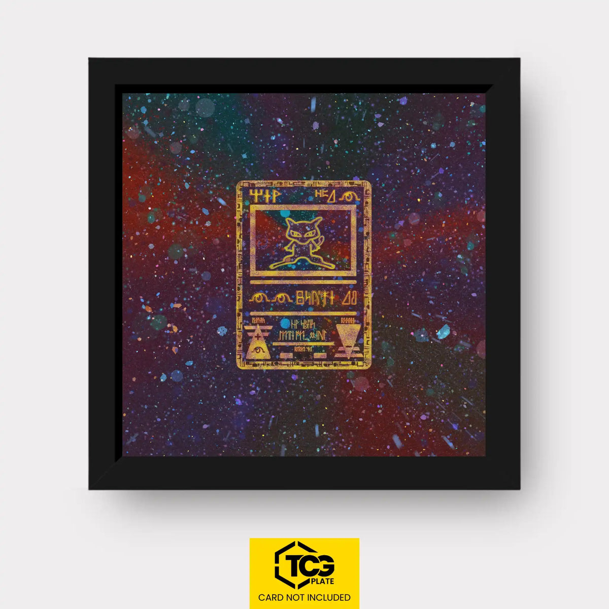Pokémon TCG card displayed in a TCGplate Extended Art Display for collector showcase.