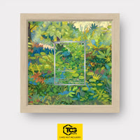 Bulbasaur Pokémon TCG card displayed in a TCGplate Extended Art Display for collectors to showcase trading cards.