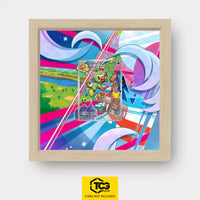Grookey Pokémon TCG card in TCGplate Extended Art Display for collectors to showcase trading cards.