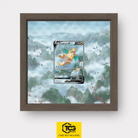 Dragonite V Pokémon TCG card in TCGplate Extended Art Display for collectors to showcase.