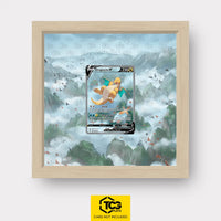 Dragonite V Pokémon TCG card in TCGplate Extended Art Display for collectors to showcase.