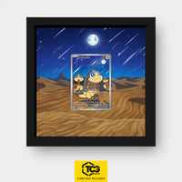 Heliopile Pokémon TCG card in TCGplate Extended Art Display for collectors to showcase trading cards.