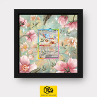 Eevee ex Pokémon TCG card in TCGplate Extended Art Display for collectors to showcase.