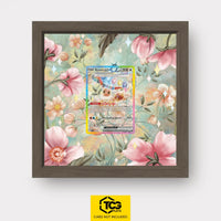 Eevee ex Pokémon TCG card in TCGplate Extended Art Display for collectors to showcase.