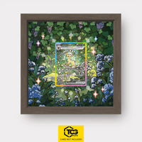 Leafeon ex Pokémon TCG card in TCGplate Extended Art Display for collectors to showcase.