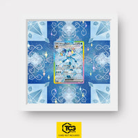 Glaceon ex Pokémon TCG card in TCGplate Extended Art Display for collectors to showcase.