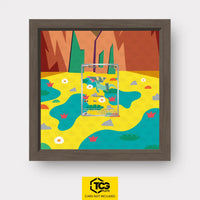 Dreepy Pokémon TCG card in TCGplate Extended Art Display for collectors to showcase trading cards.