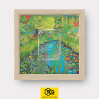 Ivysaur Pokémon TCG card in TCGplate Extended Art Display for collectors to showcase trading cards.