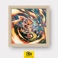Ethan's Typhlosion Pokémon TCG card in TCGplate Extended Art Display for collectors to showcase cards.