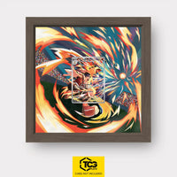 Ethan's Typhlosion Pokémon TCG card in TCGplate Extended Art Display for collector showcase